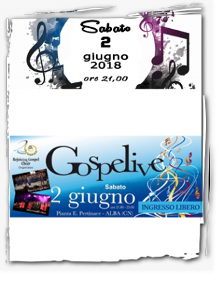 locandina del gospelive 2018